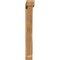 Ekena Millwork Traditional Slat Rough Sawn Bracket w/ Offset Brace, Western Red Cedar, 6"W x 42"D x 48"H BKT0604X42X48TRA06RWR - alternate 2